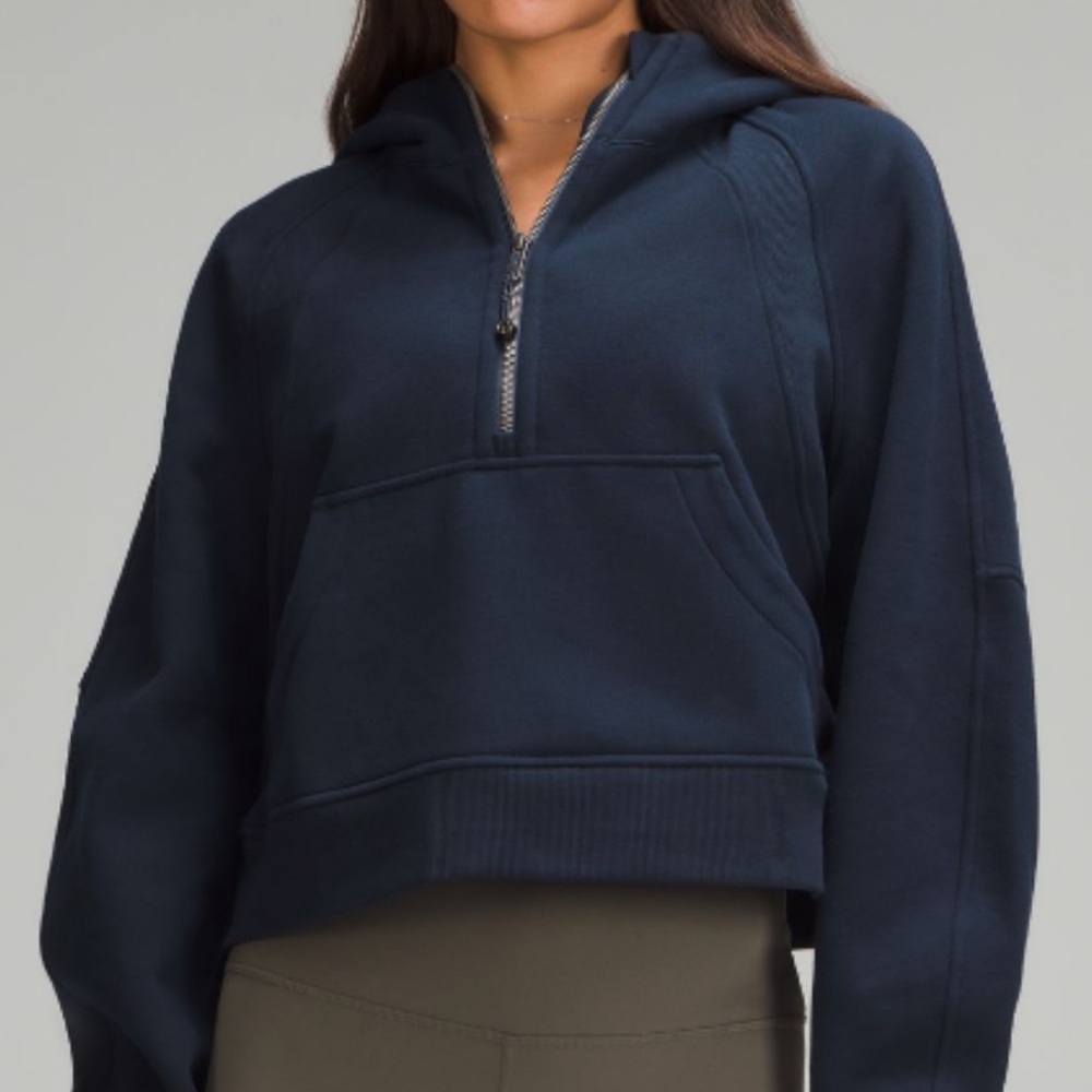 Lululemon Athletica Blue Zip Up Sweater - Picture 2 of 2